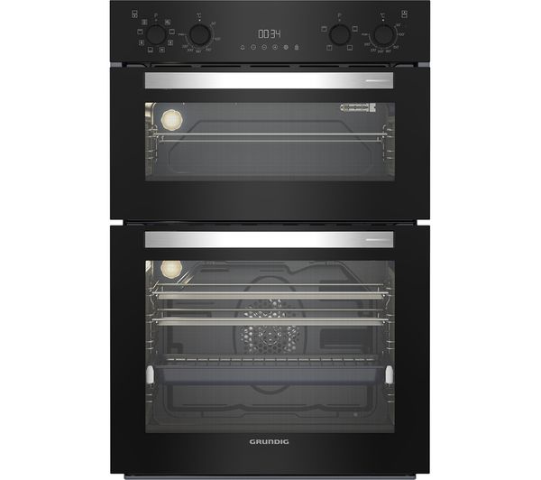 GRUNDIG GEDM22300B Electric Double Oven - Black