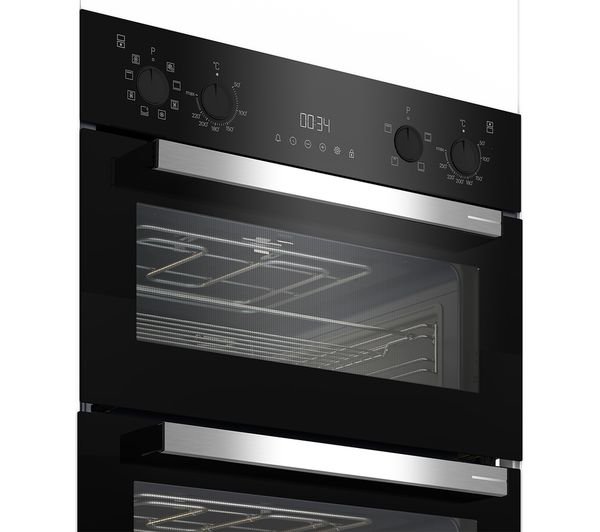 GRUNDIG GEDM22300B Electric Double Oven - Black