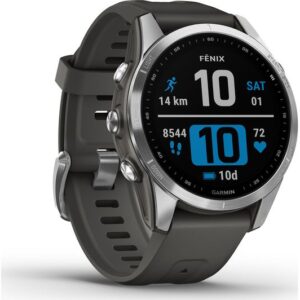 GARMIN fenix 7S - Silver & Graphite  42 mm