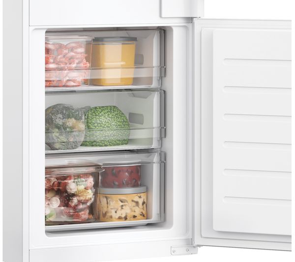 HOOVER HOBL3518FK Integrated Smart 70 30 Fridge Freezer – Sliding Hinge