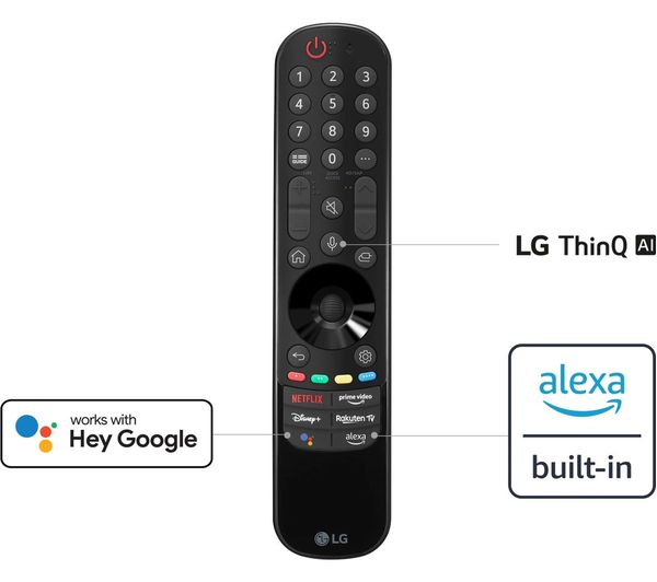 LG OLED48C24LA 48" Smart 4K Ultra HD HDR OLED TV with Google Assistant & Amazon Alexa