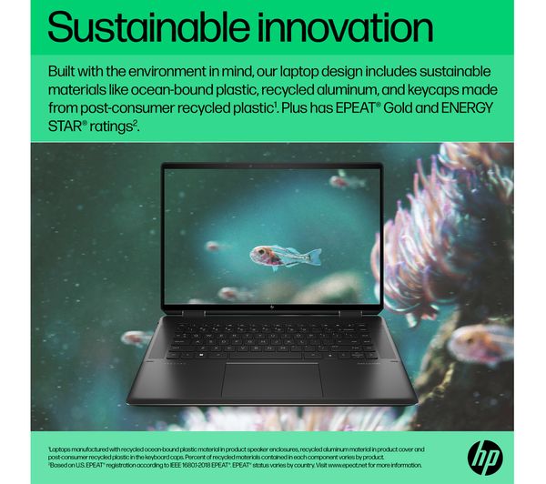 HP Spectre x360 16-f1500na 16" 2 in 1 Laptop - Intel® Core™ i7 512 GB SSD Black