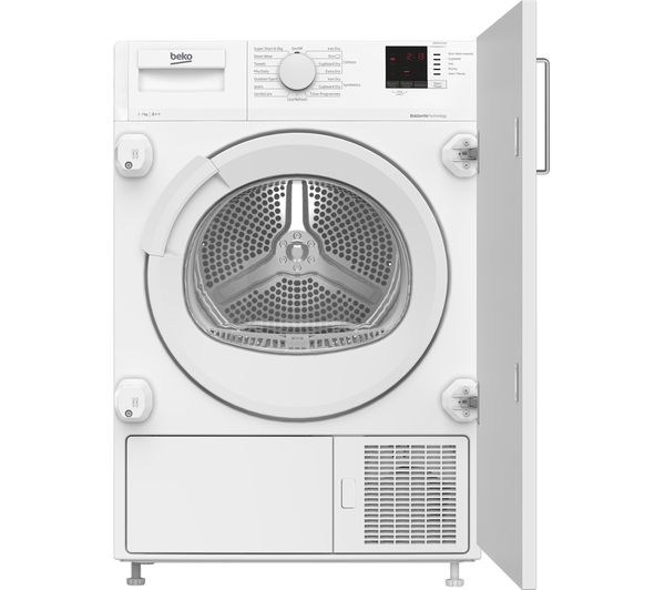 BEKO Pro DTIKP71131W Integrated 7 kg Heat Pump Tumble Dryer