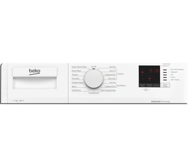 BEKO Pro DTIKP71131W Integrated 7 kg Heat Pump Tumble Dryer