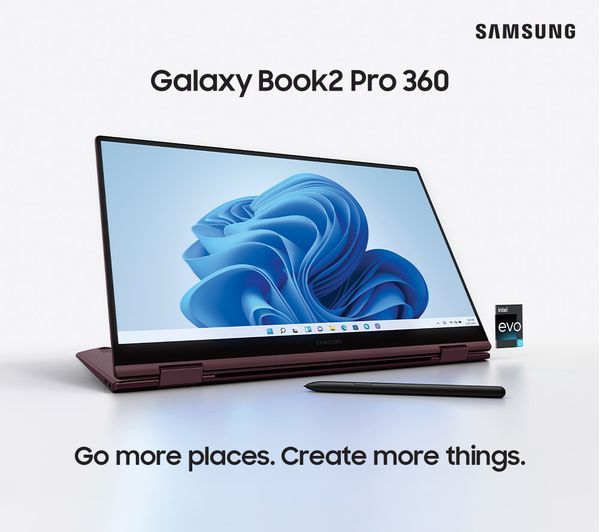 SAMSUNG Galaxy Book2 Pro 360 15.6" 2 in 1 Laptop - Intel® Core™ i7 512 GB SSD Silver