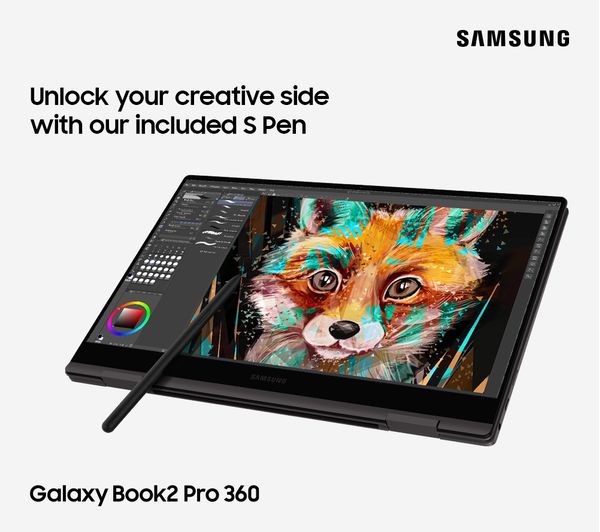 SAMSUNG Galaxy Book2 Pro 360 15.6" 2 in 1 Laptop - Intel® Core™ i7 512 GB SSD Silver
