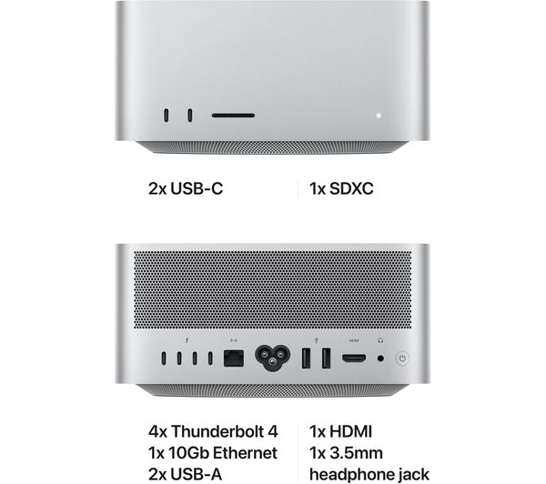APPLE Mac Studio - M1 Ultra 1 TB SSD Silver
