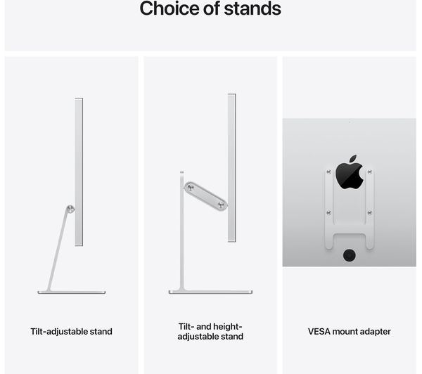 APPLE Studio Display with Tilt-Adjustable Stand - Silver
