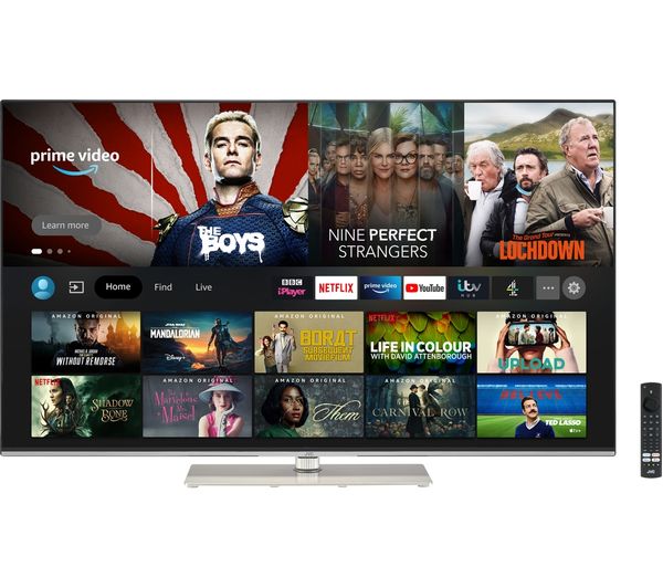 JVC LT-50CF820 Fire TV Edition 50" Smart 4K Ultra HD HDR QLED TV with Amazon Alexa