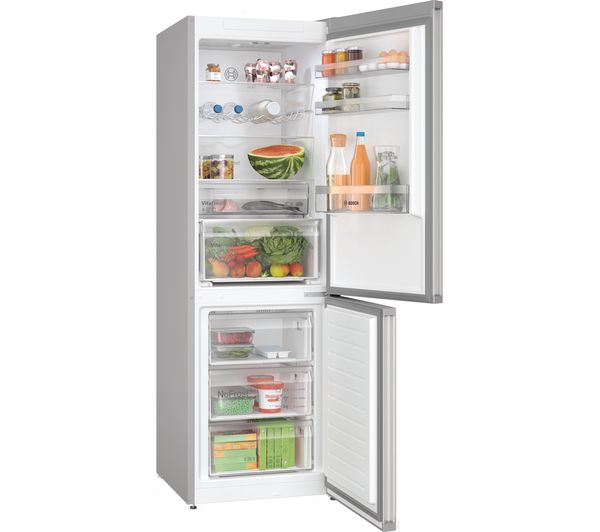 BOSCH Series 4 KGN367LDF 70 30 Fridge Freezer - Inox