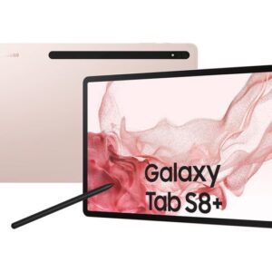 SAMSUNG Galaxy Tab S8 Plus 12.4" Tablet - 128 GB Pink Gold
