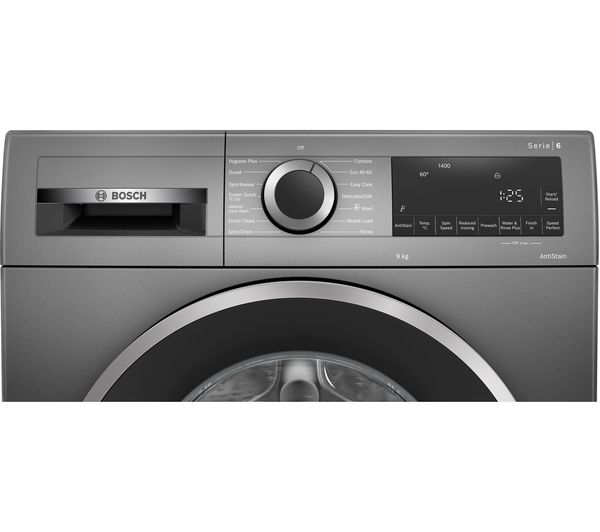 BOSCH Series 6 WGG2449RGB 9 kg 1400 Spin Washing Machine - Graphite