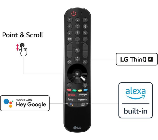 LG 65NANO766QA 65" Smart 4K Ultra HD HDR LED TV with Google Assistant & Amazon Alexa
