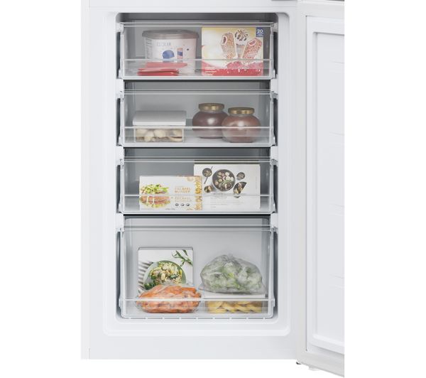 HOOVER HV3CT175LFKW 50 50 Fridge Freezer - White