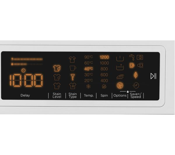 LOGIK T-series LIW712W22 Integrated 7 kg 1200 Spin Washing Machine