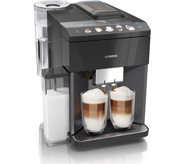 SIEMENS EQ.500 TQ505GB9 Bean to Cup Coffee Machine - Piano Black