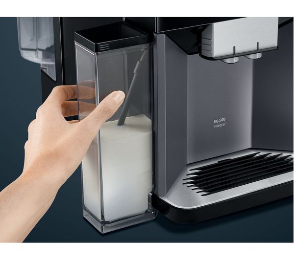 SIEMENS EQ.500 TQ505GB9 Bean to Cup Coffee Machine - Piano Black
