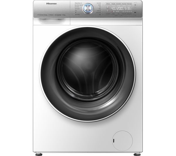 HISENSE QR Series WFQR1014EVAJM 10 kg 1400 Spin Washing Machine - White