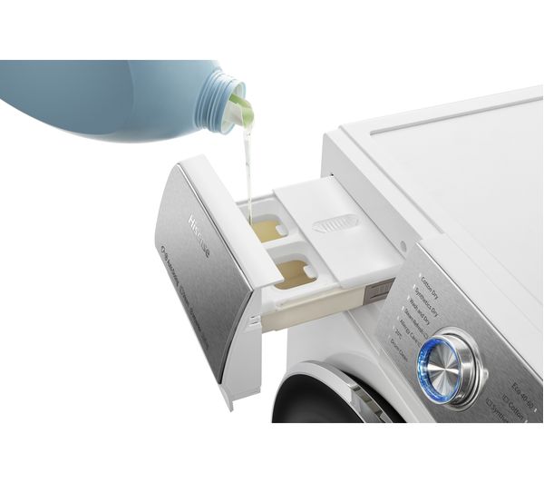 HISENSE QR Series WFQR1014EVAJM 10 kg 1400 Spin Washing Machine - White