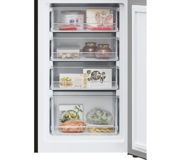 HOOVER HV3CT175LFKB 50 50 Fridge Freezer - Black