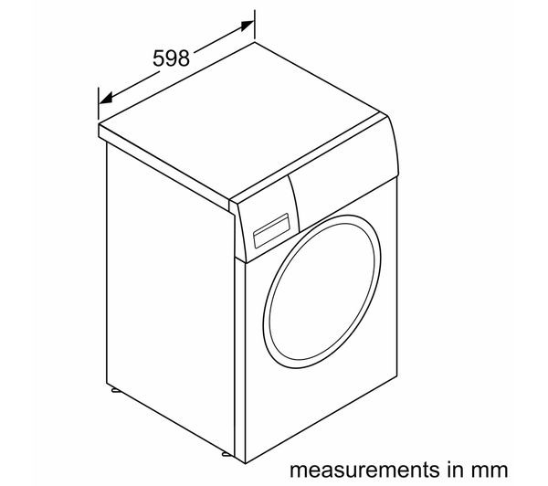 BOSCH Series 6 i-DOS WAL28PH1GB WiFi-enabled 10 kg 1400 Spin Washing Machine - White