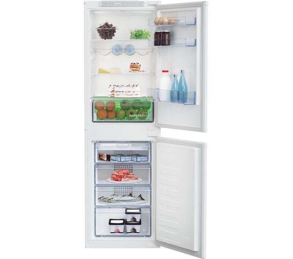BEKO Pro HarvestFresh BCFD4V50 Integrated 50 50 Fridge Freezer - Sliding Hinge