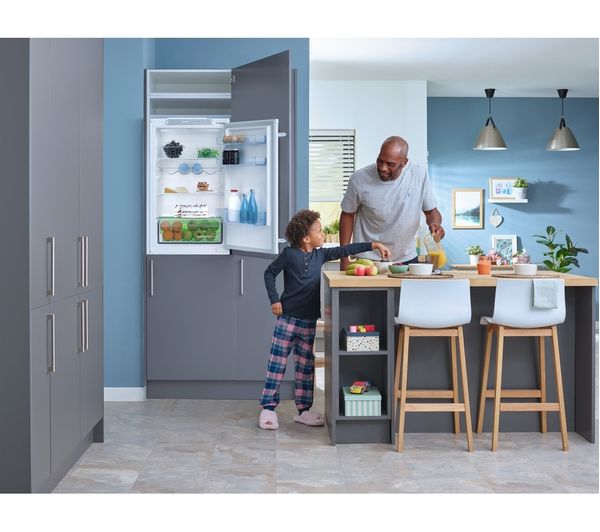 BEKO Pro HarvestFresh BCFD4V50 Integrated 50 50 Fridge Freezer - Sliding Hinge