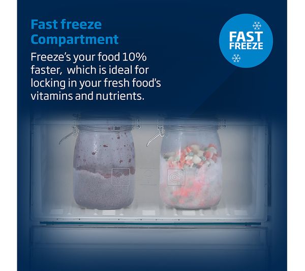 BEKO Pro HarvestFresh BCFD4V50 Integrated 50 50 Fridge Freezer - Sliding Hinge