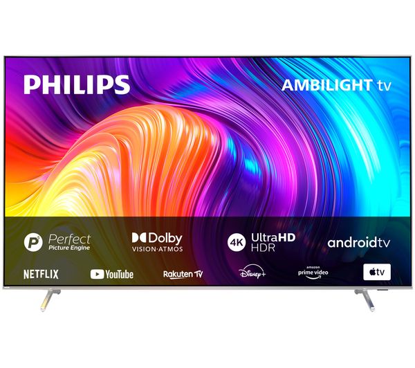 PHILIPS Ambilight 75PUS8807 12 75" Smart 4K Ultra HD HDR LED TV with Google Assistant