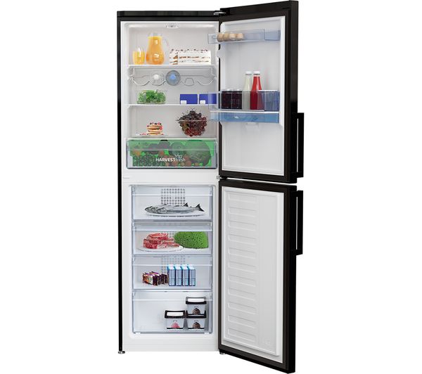 BEKO Pro HarvestFresh CFP3691DVB 50 50 Fridge Freezer - Gloss Black
