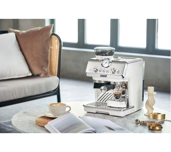 DELONGHI La Specialista Arte EC9155.W Bean to Cup Coffee Machine – Stainless Steel & White