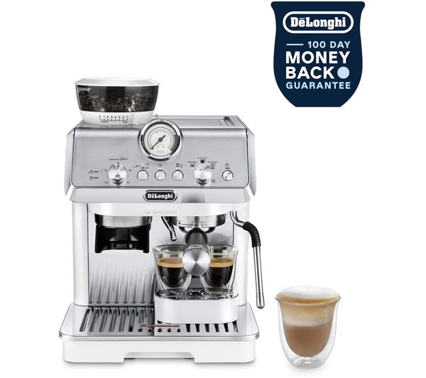 DELONGHI La Specialista Arte EC9155.W Bean to Cup Coffee Machine – Stainless Steel & White