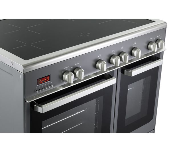 KENWOOD CK419SLE 90 cm Electric Induction Range Cooker - Slate Grey & Chrome