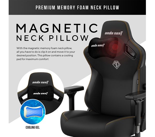 ANDASEAT Kaiser 3 Series Premium Gaming Chair - Elegant Black