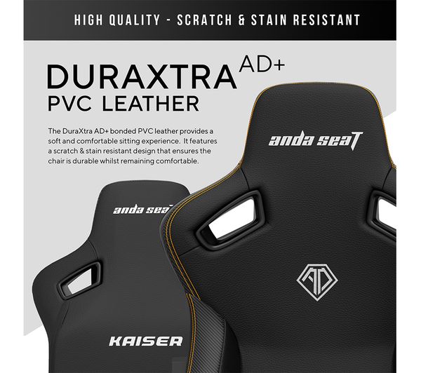 ANDASEAT Kaiser 3 Series Premium Gaming Chair - Elegant Black