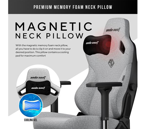 ANDASEAT Kaiser 3 Series Premium Gaming Chair - Ash Grey