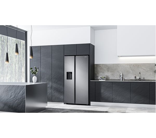 SAMSUNG Series 8 SpaceMax RS68A884CSL EU American-Style Smart Fridge Freezer - Silver