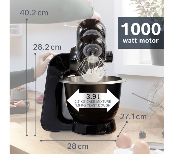 BOSCH CreationLine Serie 4 MUM59N26CB Stand Mixer – Carbon Black
