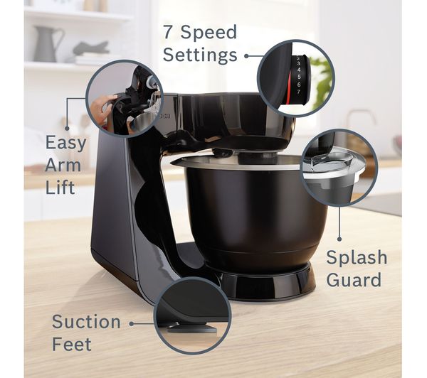 BOSCH CreationLine Serie 4 MUM59N26CB Stand Mixer – Carbon Black