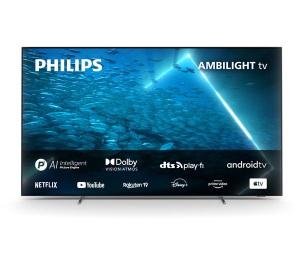 PHILIPS 48OLED707 12 48" Smart 4K Ultra HD HDR OLED TV with Google Assistant
