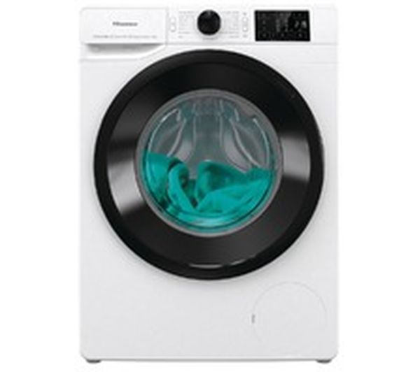 HISENSE 3+ Series WFGC801439VM 8 kg 1400 Spin Washing Machine - White