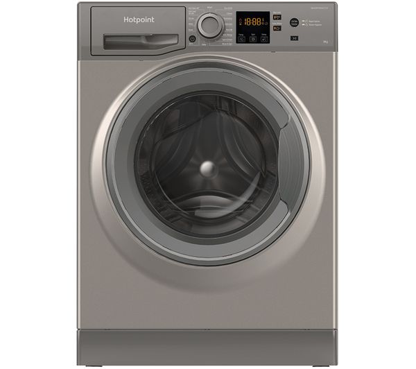 HOTPOINT NSWR 845C GK UK N 8 kg 1400 Spin Washing Machine - Graphite