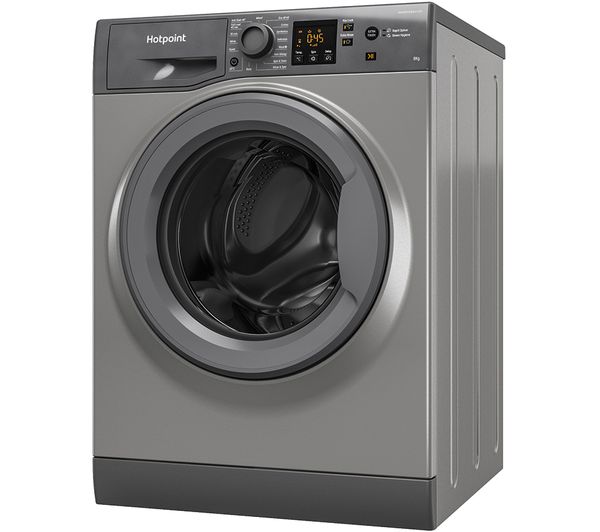 HOTPOINT NSWR 845C GK UK N 8 kg 1400 Spin Washing Machine - Graphite