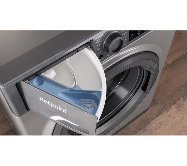 HOTPOINT NSWR 845C GK UK N 8 kg 1400 Spin Washing Machine - Graphite
