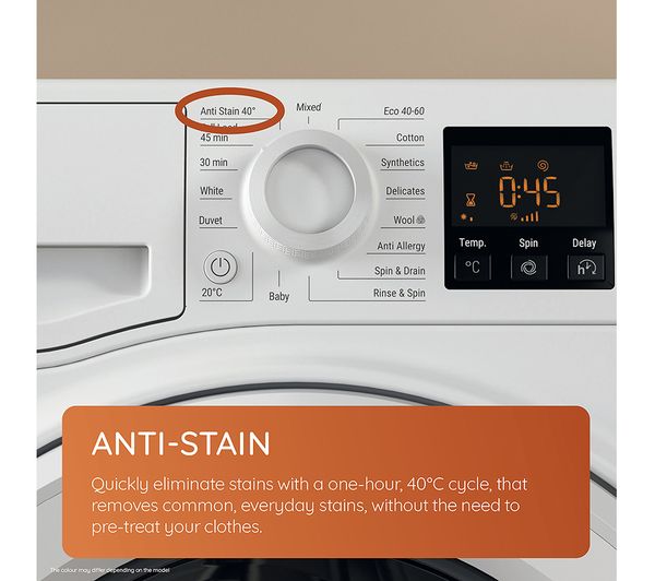 HOTPOINT NSWR 845C GK UK N 8 kg 1400 Spin Washing Machine - Graphite