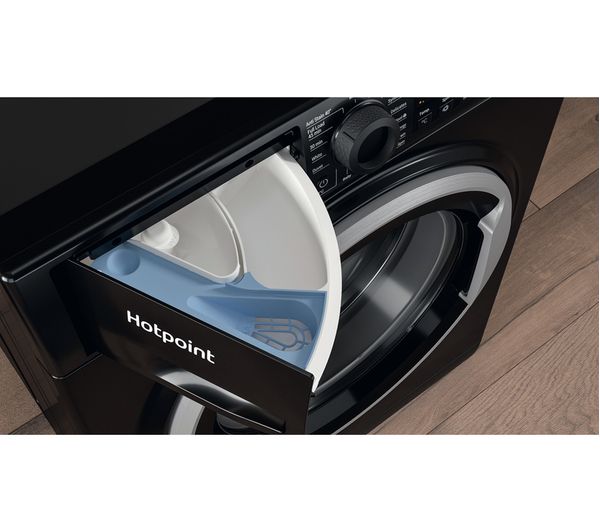 HOTPOINT NSWM 1045C BS UK N 10 kg 1400 Spin Washing Machine - Black