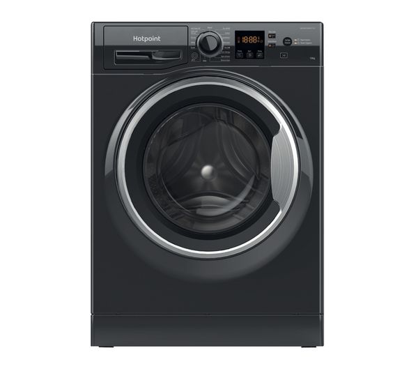 HOTPOINT NSWM 1045C BS UK N 10 kg 1400 Spin Washing Machine - Black