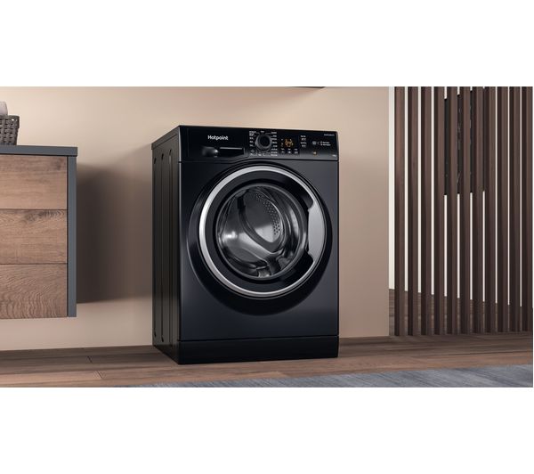 HOTPOINT NSWM 1045C BS UK N 10 kg 1400 Spin Washing Machine - Black