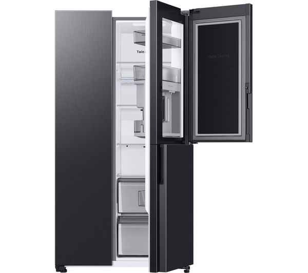SAMSUNG Series 9 Beverage Center RH69B8931B1 EU American-Style Fridge Freezer - Black Stainless