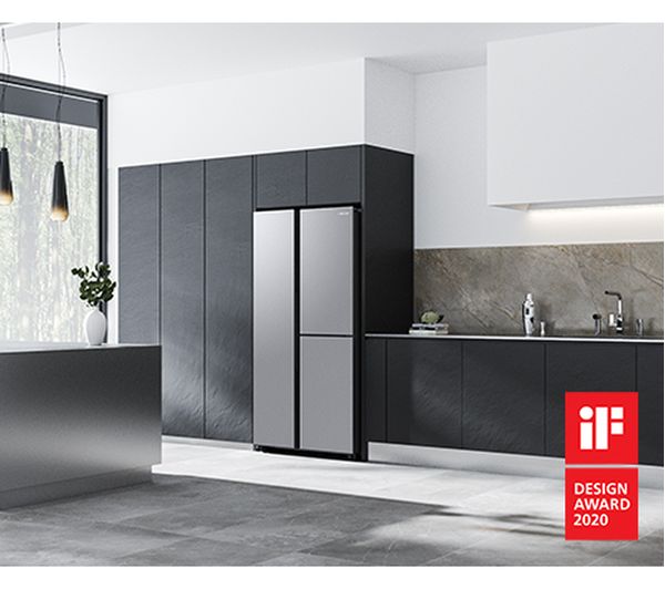 SAMSUNG Series 9 Beverage Center RH69B8931B1 EU American-Style Fridge Freezer - Black Stainless